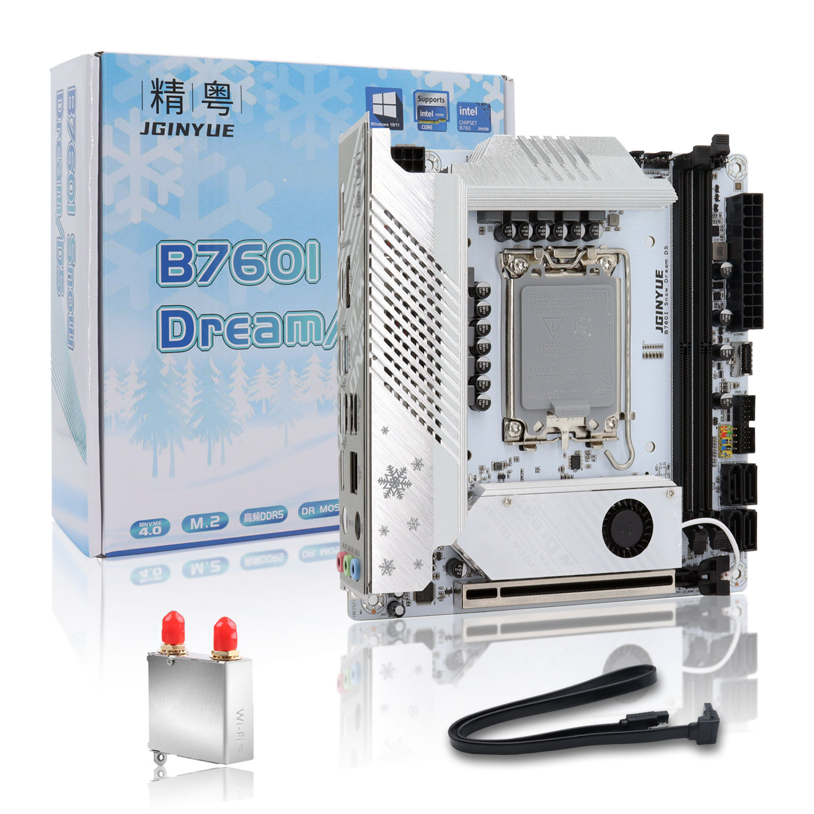 Płyta główna JGINYUE B760 Mini – Lga1700 Itx Motherboard Ddr5 recenzja i cena