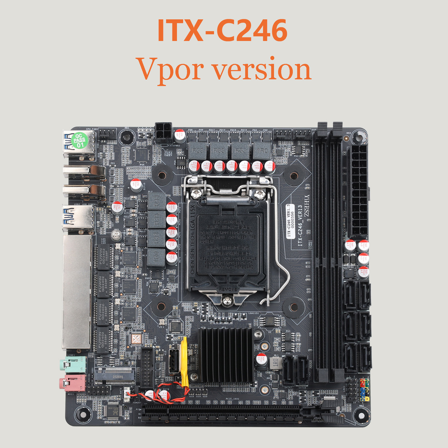 Płyta główna LGA1151 C246 Vpro – Nas Motherboard 8 Sata Mini Itx recenzja i cena